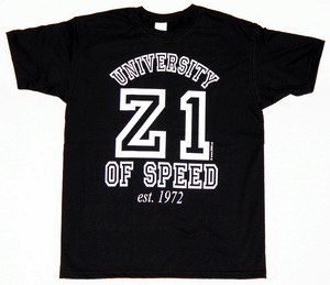 NEW! The Z1 UNIVERSITY OF SPEED t-shirt